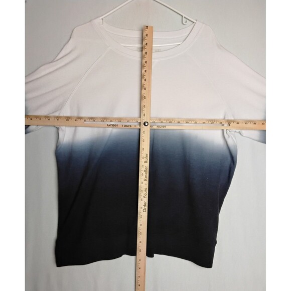 Eddie Bauer Legend Wash Ombre Dip Tie Dye Blue & White Sweatshirt 2 XL XXL Blue - Picture 5 of 5